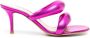 Gianvito Rossi Bijoux 80mm padded leather mules Pink - Thumbnail 1