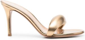Gianvito Rossi Bijoux mule sandals Gold