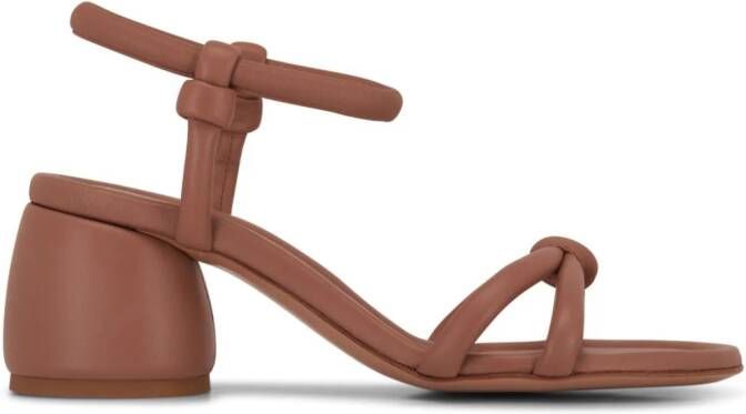 Gianvito Rossi Cassis leather sandals Brown