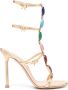 Gianvito Rossi Shanti 105mm gladiator sandals Gold - Thumbnail 1