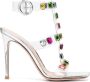 Gianvito Rossi crystal-embellished 105mm sandals Silver - Thumbnail 1