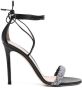 Gianvito Rossi crystal-embellished 110 heeled sandals Black - Thumbnail 1