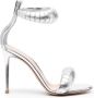 Gianvito Rossi crystal-embellished metallic sandals Silver - Thumbnail 1