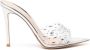 Gianvito Rossi crystal-embellished transparent mules Silver - Thumbnail 1