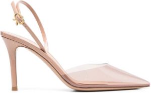 Gianvito Rossi D'orsay 85mm pointed-toe pumps Neutrals
