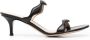 Gianvito Rossi double-strap leather mules Black - Thumbnail 1