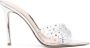 Gianvito Rossi Elle crystal-embellished 110mm mules Silver - Thumbnail 1