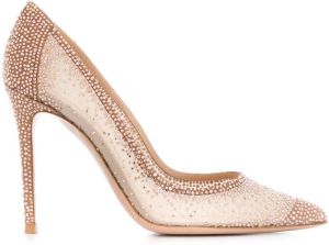 Gianvito Rossi embellished pumps Pink