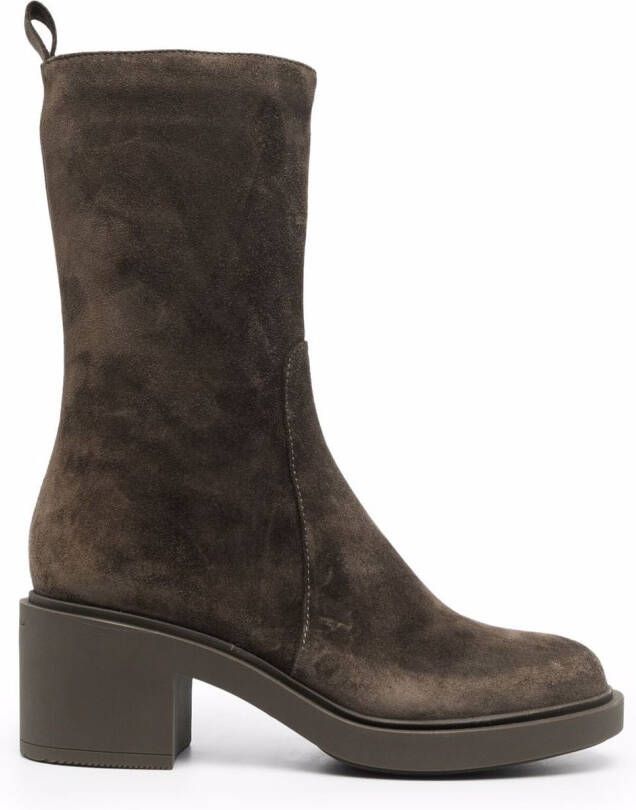 Gianvito Rossi Exton block-heel boots Green