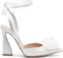 Gianvito Rossi flower-detailing pointed-toe pumps White - Thumbnail 1