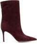Gianvito Rossi Riccas 90mm leather boots Red - Thumbnail 1