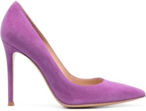 Gianvito Rossi Gianvito 105mm suede pumps Purple