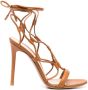 Gianvito Rossi Giza 105mm strappy sandals Brown - Thumbnail 1