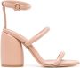 Gianvito Rossi high block heel strappy sandals Pink - Thumbnail 1
