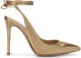 Gianvito Rossi Irene leather pumps Gold - Thumbnail 1