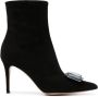 Gianvito Rossi Jaipur 85mm suede ankle boots Black - Thumbnail 1