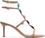 Gianvito Rossi jewelled T-strap sandals Neutrals - Thumbnail 1