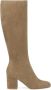 Gianvito Rossi Joelle 70mm suede boots Neutrals - Thumbnail 1