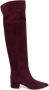 Gianvito Rossi knee-high suede boots Red - Thumbnail 1
