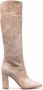 Gianvito Rossi Glen 85mm knee-high boots Neutrals - Thumbnail 1