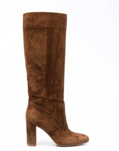 Gianvito Rossi knee-length panelled boots Brown
