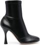Gianvito Rossi Larue 95mm leather ankle boots Black - Thumbnail 1
