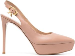 Gianvito Rossi Lea 85mm pointed pumps Pink