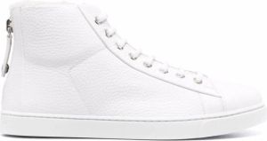 Gianvito Rossi leather high-top sneakers White