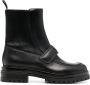 Gianvito Rossi leather-panel boots Black - Thumbnail 1