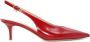 Gianvito Rossi leather slingback pumps Red - Thumbnail 1