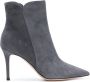 Gianvito Rossi Levy 85mm suede ankle boots Grey - Thumbnail 1