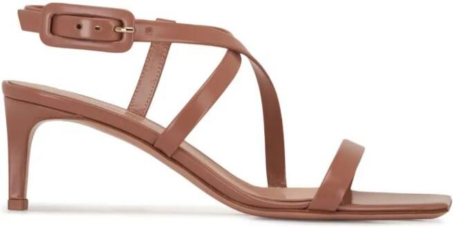 Gianvito Rossi Lindsay 55mm leather sandals Brown