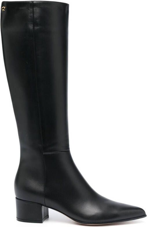 Gianvito Rossi Lyell 45mm leather boots Black