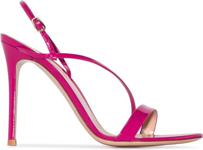 Gianvito Rossi Manhattan 105mm slingback sandals Pink