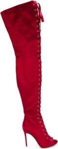 Gianvito Rossi Marie over-the-knee boots Red