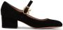 Gianvito Rossi Mary Ribbon 45 mm suede pumps Black - Thumbnail 1