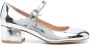 Gianvito Rossi Mary Ribbon 45mm pumps Silver - Thumbnail 1