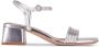 Gianvito Rossi Lena 45mm leather sandals Silver - Thumbnail 1