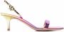 Gianvito Rossi metallic-effect leather sandals Pink - Thumbnail 1