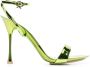 Gianvito Rossi metallic-finish 110mm heeled sandals Green - Thumbnail 1