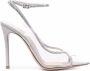 Gianvito Rossi Crystelle 105mm sandals Silver - Thumbnail 1
