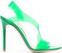 Gianvito Rossi Metropolis 105mm transparent sandals Green - Thumbnail 1