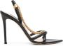 Gianvito Rossi Minerva 85mm leather sandals Black - Thumbnail 1