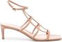 Gianvito Rossi Mondry 55mm leather sandals Neutrals - Thumbnail 1