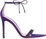 Gianvito Rossi Montecarlo 105mm suede sandals Purple - Thumbnail 1