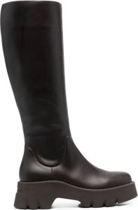 Gianvito Rossi Montey 20mm knee-high boots Brown