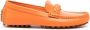 Gianvito Rossi Monza leather loafers Orange - Thumbnail 1