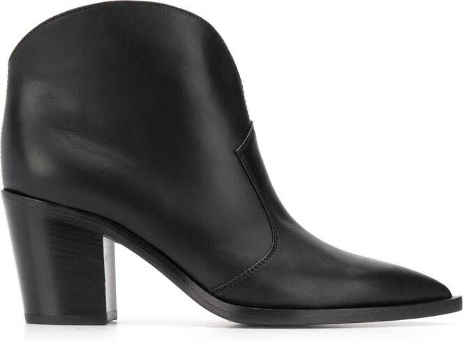 Gianvito Rossi Nevada 75mm ankle boots Black
