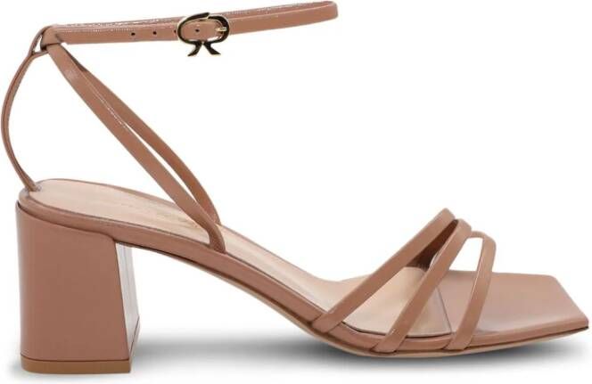 Gianvito Rossi Nuit 55mm leather sandals Brown