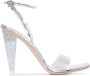 Gianvito Rossi Odyssey 150mm glitter-embellished sandals Silver - Thumbnail 1